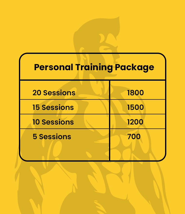 Personal Trainer Package – Seven Star Gym